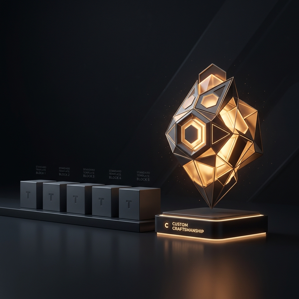 Уникална custom 3D скулптура до обикновени готови шаблони